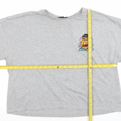 Disney Pixar Women’s Grey Mr. Potato Head T-Shirt XL