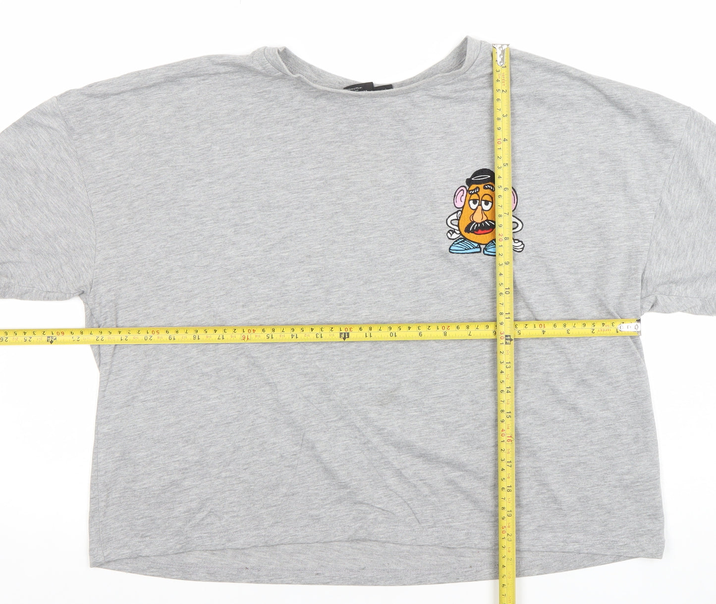 Disney Pixar Women’s Grey Mr. Potato Head T-Shirt XL
