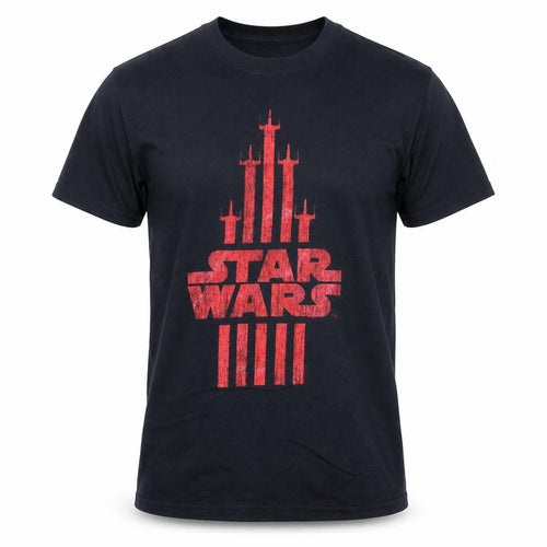Star Wars Men's Black Graphic Print Cotton T-Shirt Size S