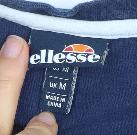 Ellesse Men's Multicoloured Colourblock Cotton T-Shirt UK M