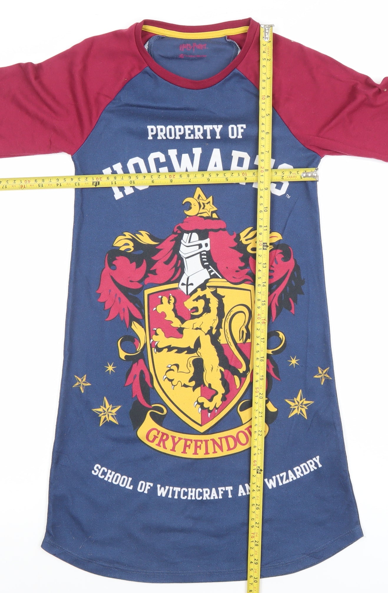 Harry Potter Girls Multicoloured 9-10 Years Long Sleeve Nightshirt Gryffindor