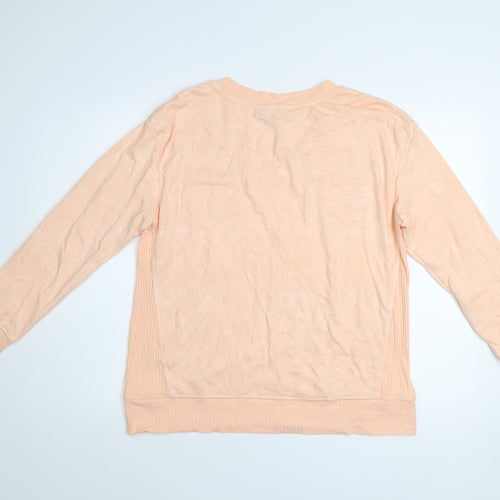 Lane + Delancey Women’s Beige V-Neck Pullover Jumper Size L