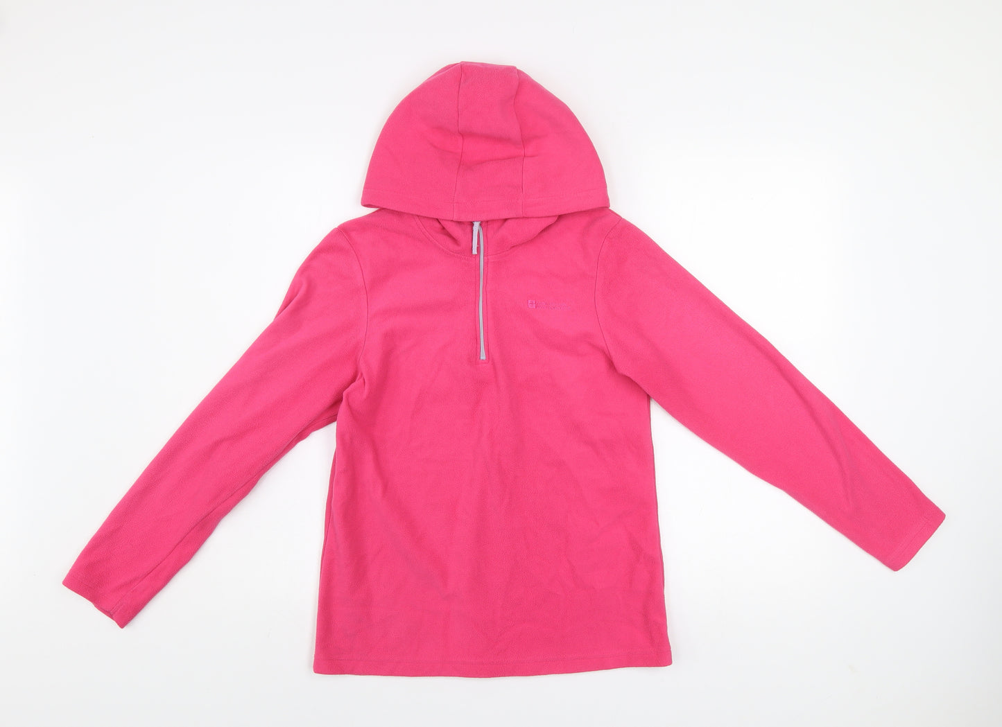 Mountain Warehouse Teens Pink Fleece Hoodie 13 Yrs 1/2 Zip