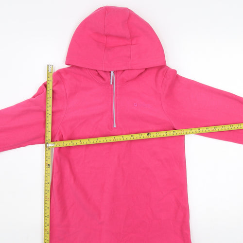Mountain Warehouse Teens Pink Fleece Hoodie 13 Yrs 1/2 Zip