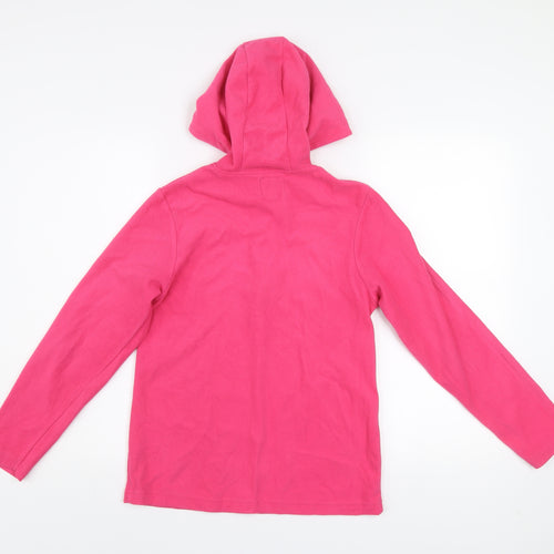 Mountain Warehouse Teens Pink Fleece Hoodie 13 Yrs 1/2 Zip