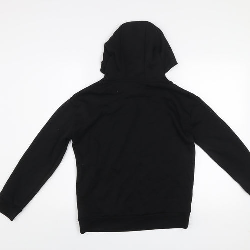 Dunnes Stores Womens Black New York Hoodie Size M Cotton Blend