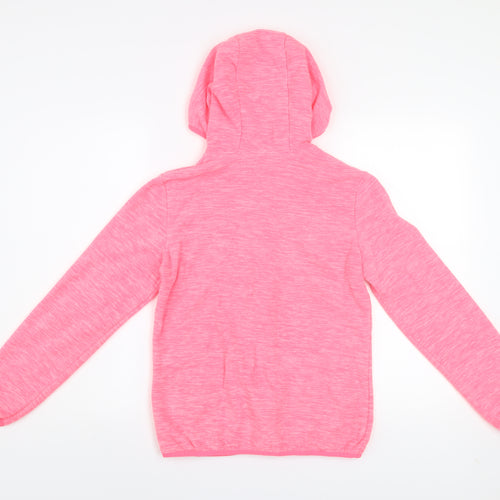 Dunnes Stores Women's Pink Hooded Full Zip Activewear Jacket Size 10