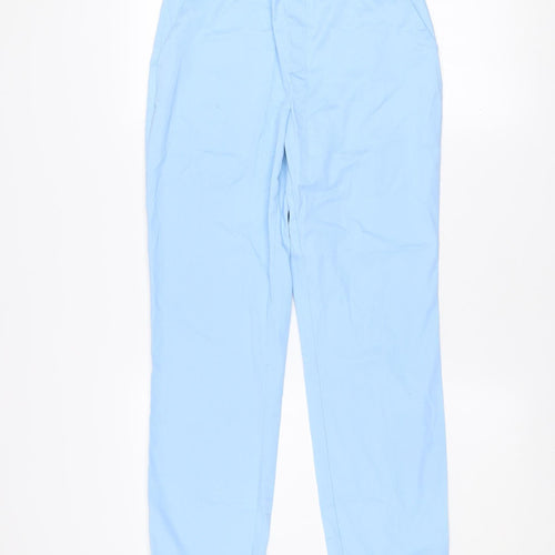 Dunnes Women's Blue Size 8 Slim Fit Chino Trousers