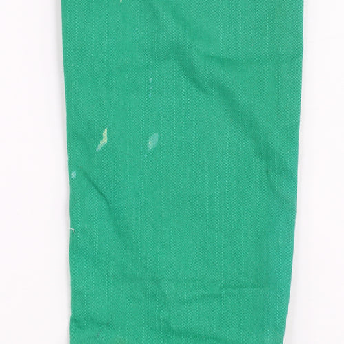 Dunnes Women Green Skinny Jeans Size 10 Stretch Denim