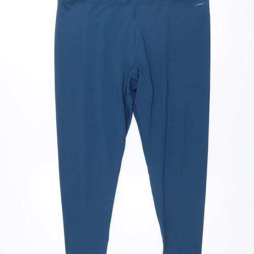 Jockey Women’s Blue 2XL Microfibre Performance Leggings