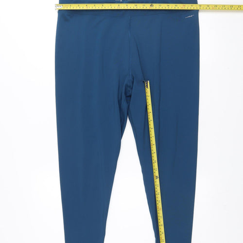 Jockey Women’s Blue 2XL Microfibre Performance Leggings
