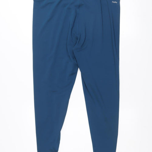 Jockey Women’s Blue 2XL Microfibre Performance Leggings