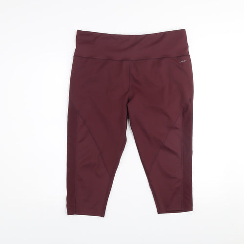 Jockey Women’s Brown XL Cropped Activewear Leggings