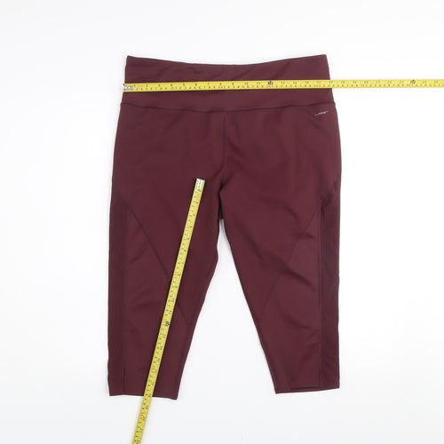Jockey Women’s Brown XL Cropped Activewear Leggings