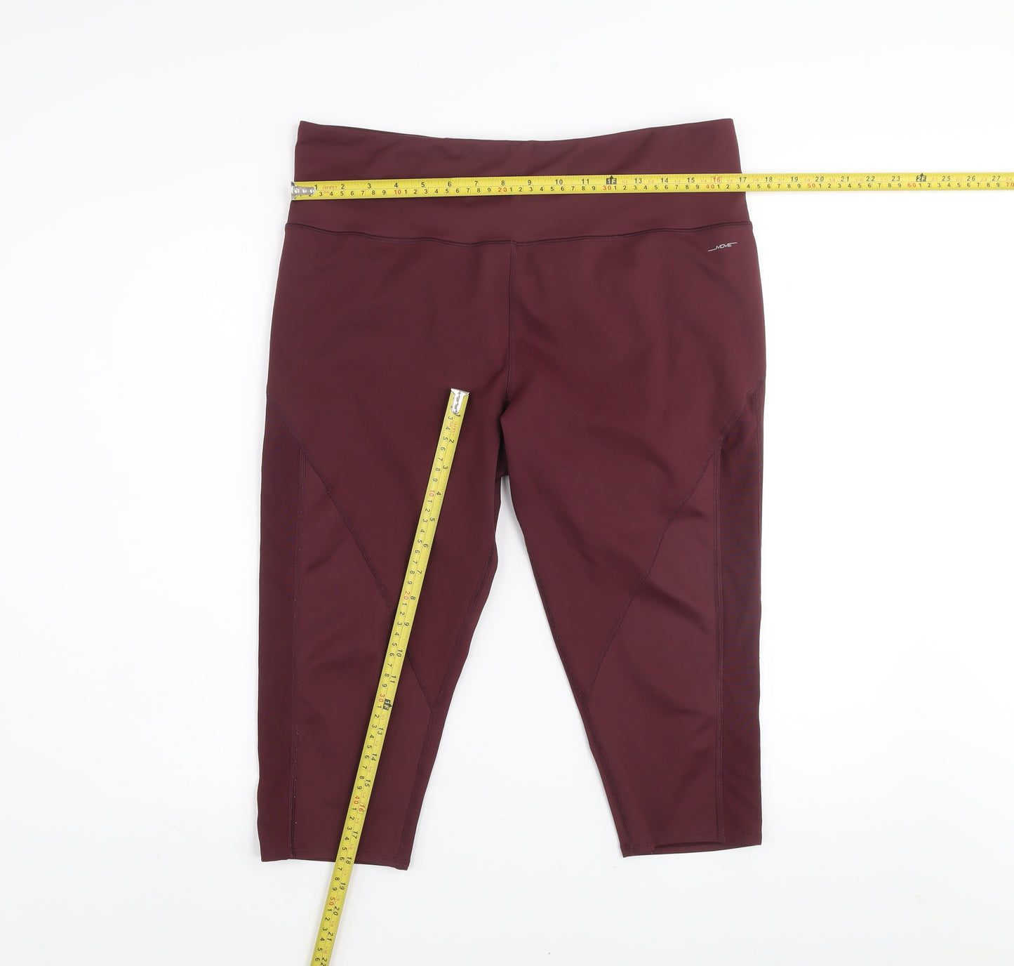 Jockey Women’s Brown XL Cropped Activewear Leggings