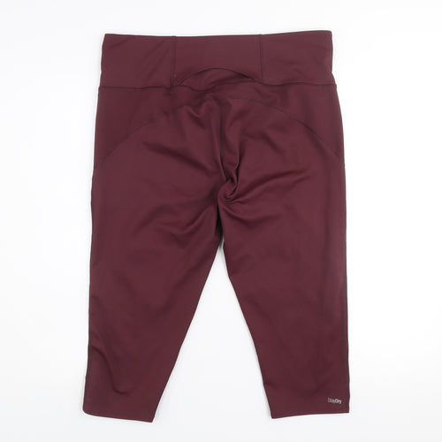 Jockey Women’s Brown XL Cropped Activewear Leggings