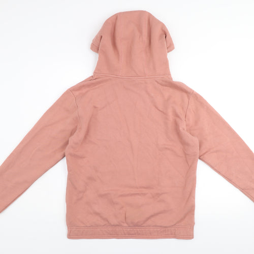 Lonsdale London Women's Pink Pullover Hoodie Size 12 Cotton Blend