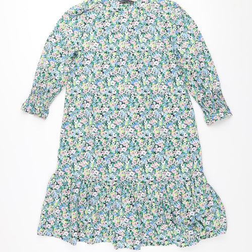 Marks and Spencer Women’s Multicoloured Floral Shift Dress Size 6