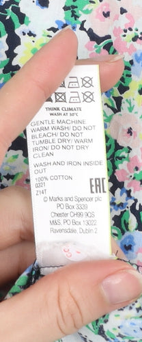 Marks and Spencer Women’s Multicoloured Floral Shift Dress Size 6