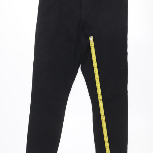 Denim Co Women's Black Skinny Jeans Size 16 Stretch Denim