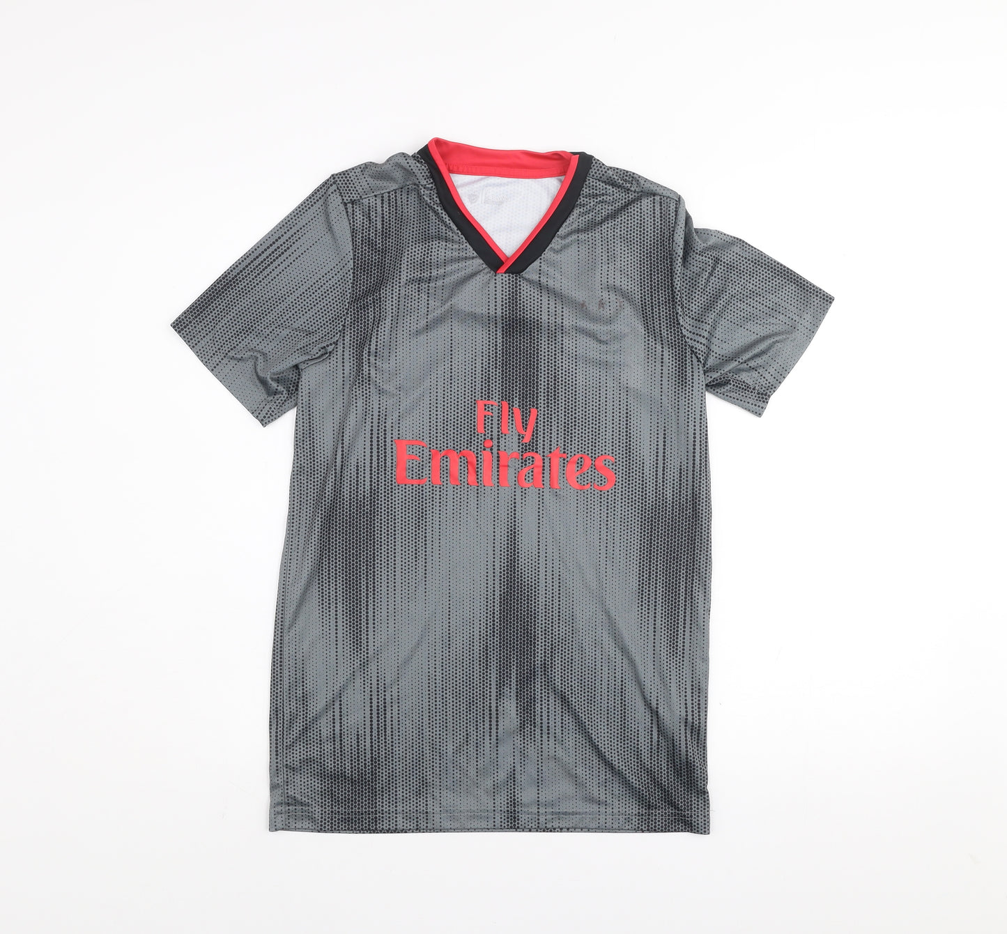 SL Benfica Men’s Grey Football Training Jersey T-Shirt S