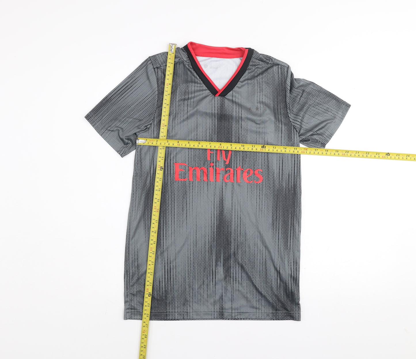 SL Benfica Men’s Grey Football Training Jersey T-Shirt S