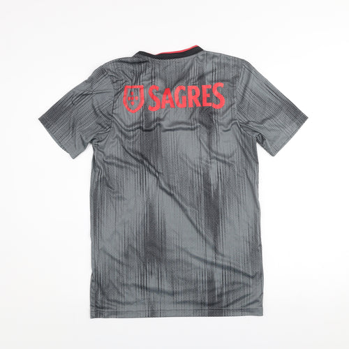 SL Benfica Men’s Grey Football Training Jersey T-Shirt S