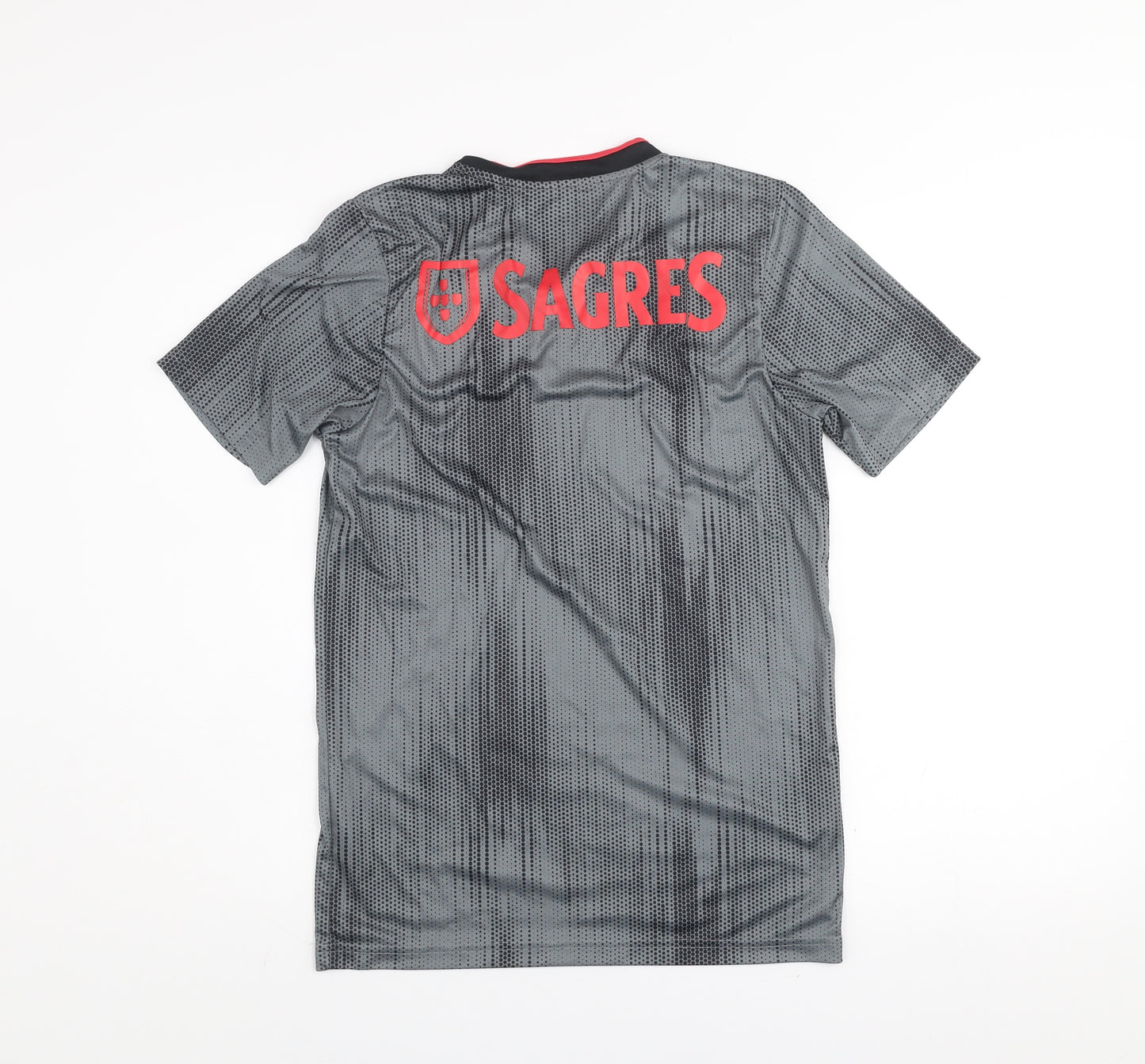 SL Benfica Men’s Grey Football Training Jersey T-Shirt S