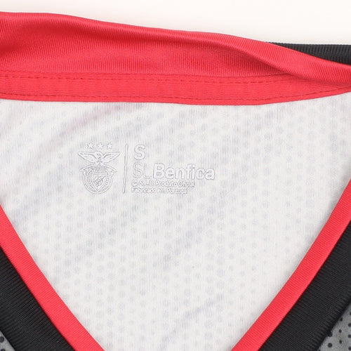 SL Benfica Men’s Grey Football Training Jersey T-Shirt S