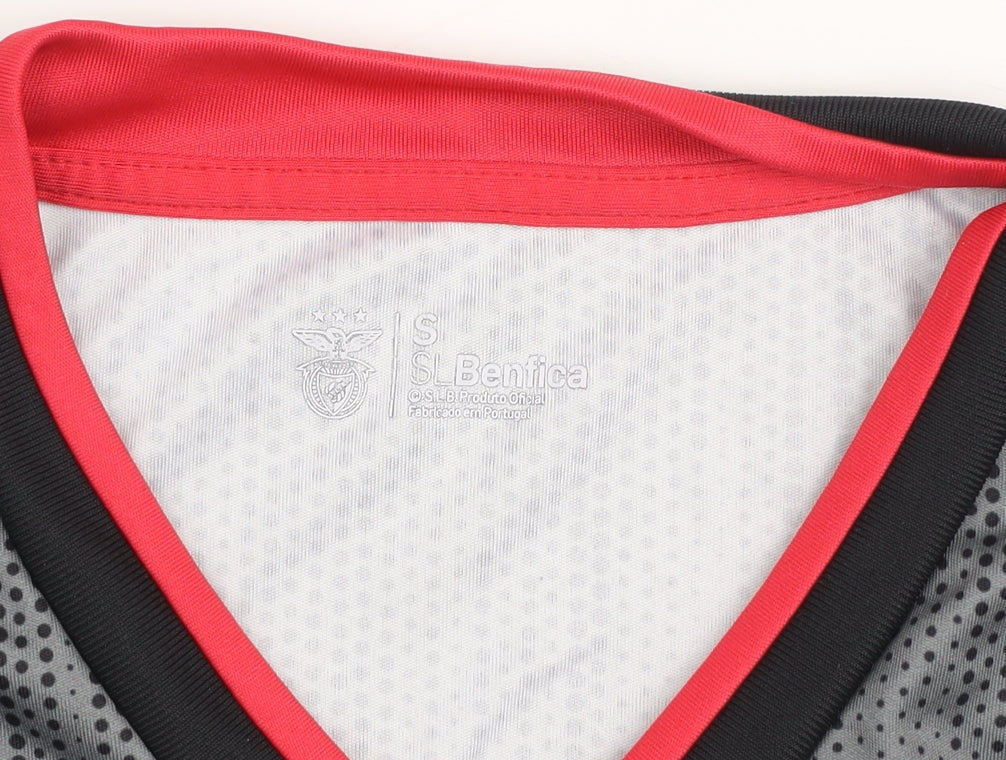 SL Benfica Men’s Grey Football Training Jersey T-Shirt S