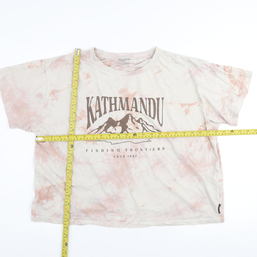 Kathmandu Women’s Multicoloured XL Tie-Dye Cotton Graphic T-Shirt