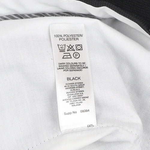 Dunnes Stores Men’s Black 34W 31L Regular Fit Dress Trousers