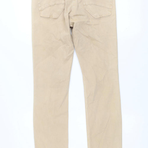 Zerres Sensational Women's Beige Straight Stretch Jeans Size 8
