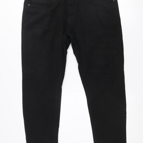 Zara Men Black Slim Fit Straight Jeans Size 32 Denim