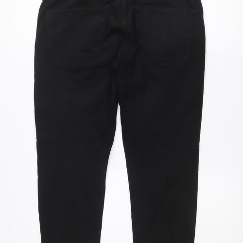 Zara Men Black Slim Fit Straight Jeans Size 32 Denim