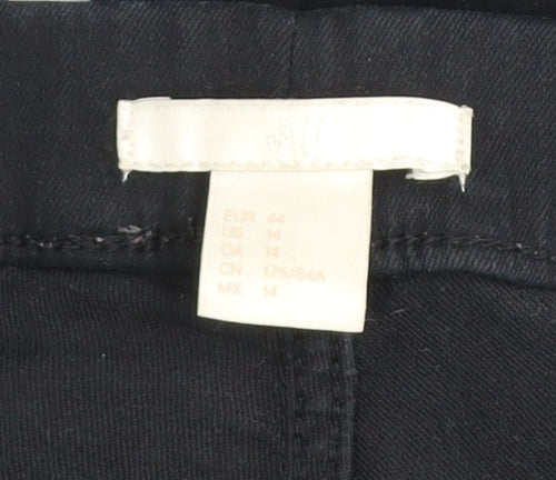 H&M Women's Black Skinny Stretch Jeans Size 16