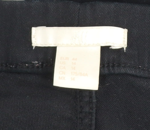 H&M Women's Black Skinny Stretch Jeans Size 16