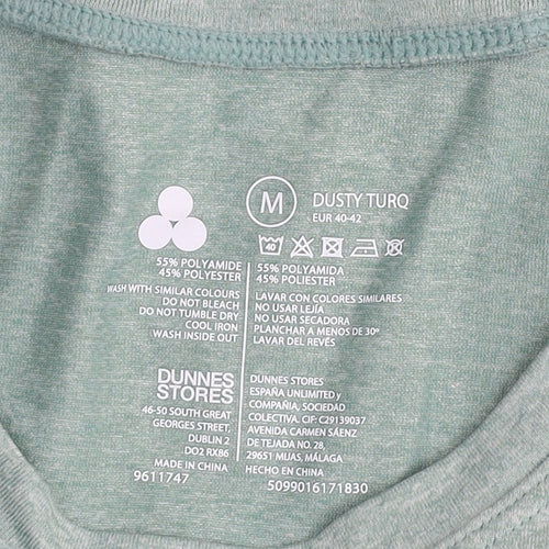 Dunnes Stores Men's Green Medium Athletic Fit Active T-Shirt