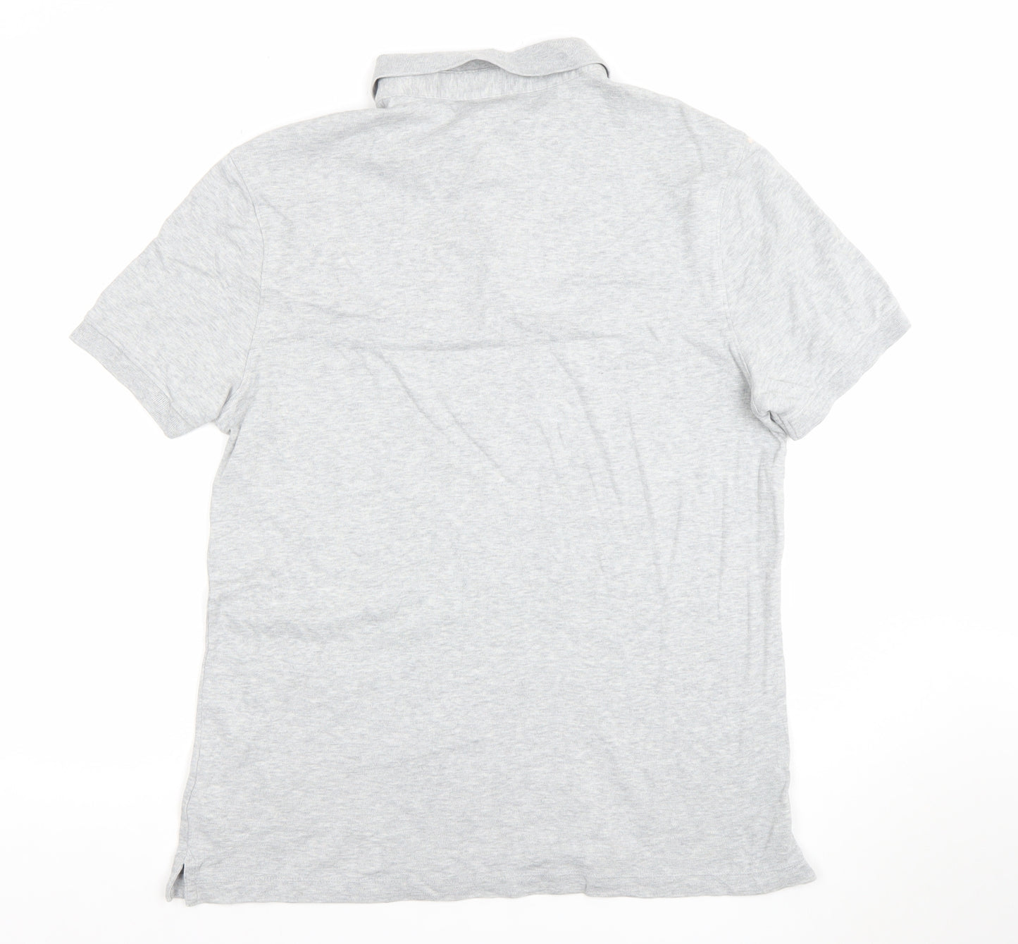 Michael Kors Men's Grey Cotton Short Sleeve Polo Shirt Size S