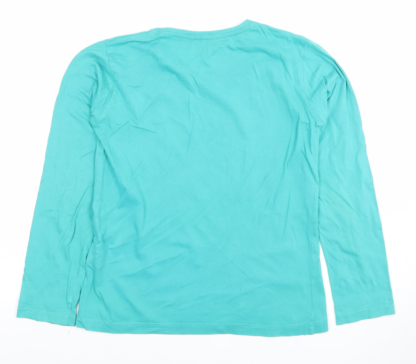 Mountain Warehouse Boys Blue Long Sleeve Cats in Hats T-Shirt 11-12 Years