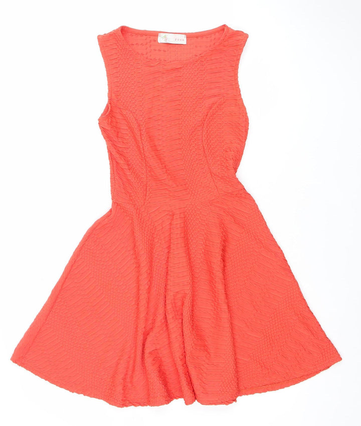 Cameo Rose Women's Red Fit & Flare Sleeveless Short Dress Size 10