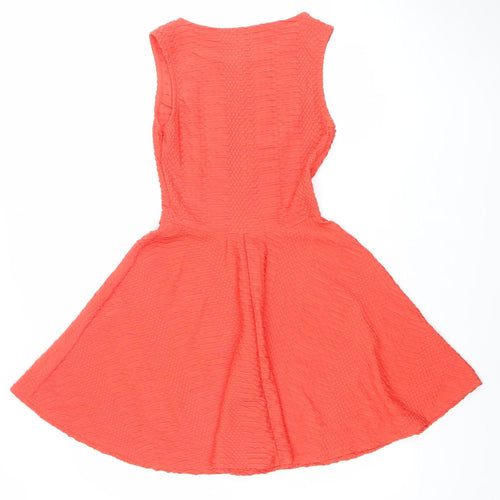 Cameo Rose Women's Red Fit & Flare Sleeveless Short Dress Size 10