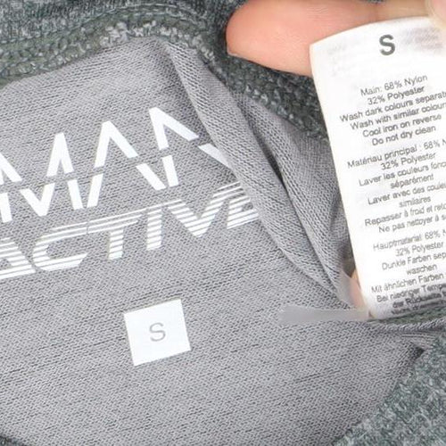 MAN Active Grey Short Sleeve Slim Fit Gym T-Shirt Size S