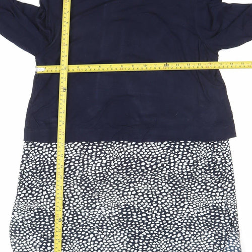 Phase Eight Women’s Blue Animal Print Shift Dress Size 12
