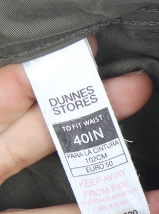 Dunnes Stores Men’s Khaki Green Cargo Shorts 40in Waist Cotton Blend
