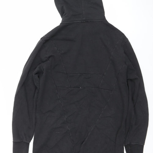 Adidas Men's Black Full Zip Hoodie Size S Cotton Sportswear
