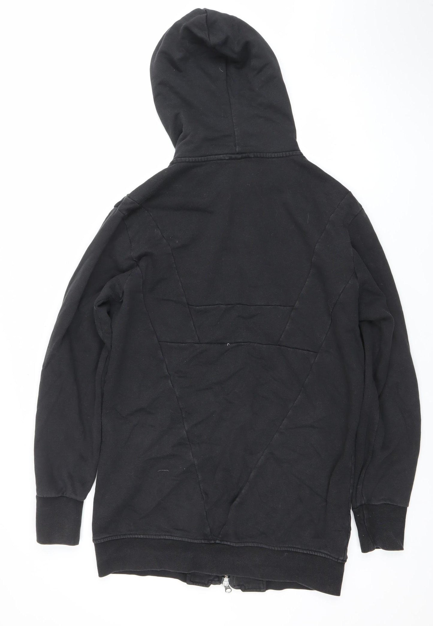 Adidas Men's Black Full Zip Hoodie Size S Cotton Sportswear