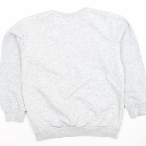 Marvel Boys Grey Sweatshirt 8 Years Pullover Graphic Print Avengers