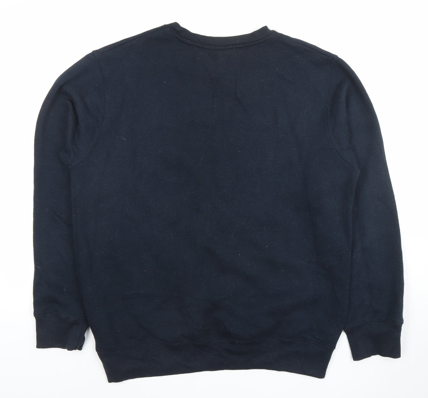 Slazenger Men's Black Sweatshirt L Crew Neck Pullover Sports Style