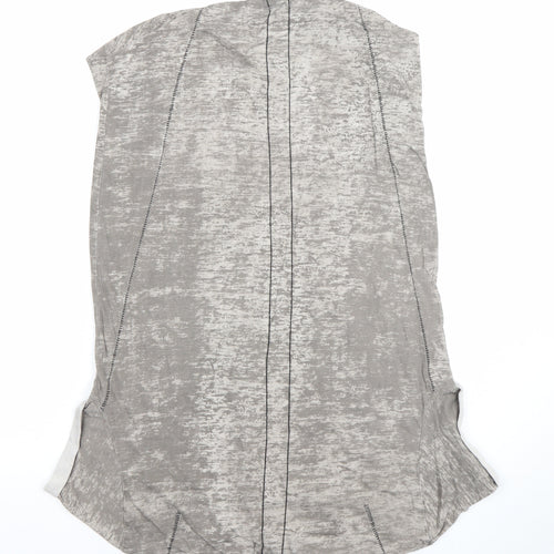 Religion Women’s Grey Cotton T-Shirt Dress Size S Short Sleeve Casual